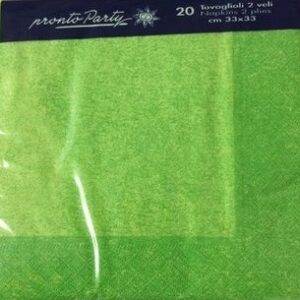 TOVAGLIOLI 33×33 BICOLOR VERDE 20 PZ*