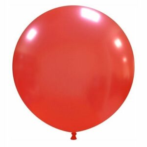 5 Palloncini in lattice Rosso Scuro Metal 19″ 48 cm *