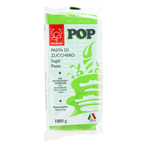 Pasta di Zucchero Pop Verde Prato 1 Kg*