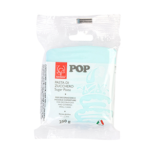 Pasta di Zucchero Pop Azzurro Confetto 250 grammi*