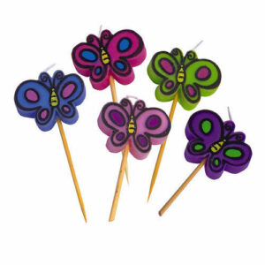 CANDELINE PICKS BUTTERFLY 5 pz *