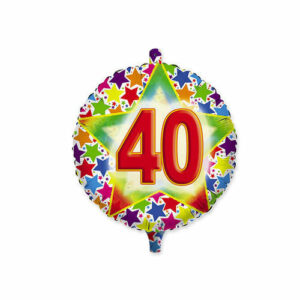 PALLONCINO MYLAR 45 cm 40° COMPLEANNO *