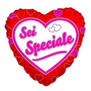 PALLONCINO MYLAR CUORE 45 cm SEI SPECIALE*