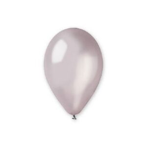 PALLONCINI MEDIUM ARGENTO METAL 25 pz*