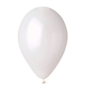 Palloncini in Lattice 5” Bianco Metal 100 pz *