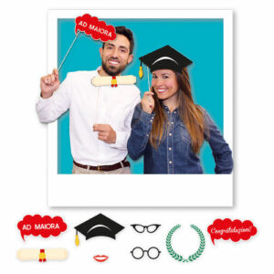 PHOTO BOOTH 20 cm LAUREA 8 pz*