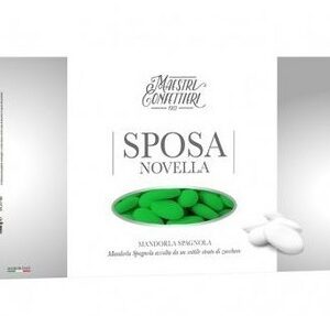 Confetti Sposa Novella Verde 1 Kg *