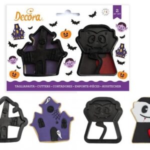 Set 2 Tagliapasta Vampire in plastica 6x8x2,2 cm *