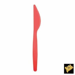 COLTELLO EASY ROSSO CHINA 25 pz *