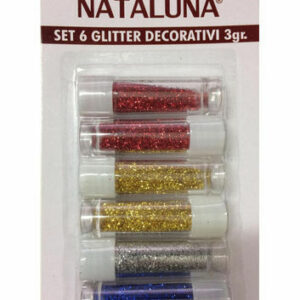 Set 6 Glitter Decorativi 3 grammi*