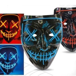 Maschera Anonymous Neon Black *