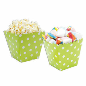 SWEETY BOX 6,5x8x6,5 POIS VERDE MELA 6 pz*