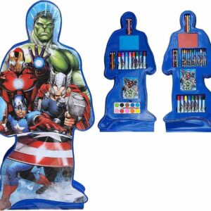 Maxi Set Sagomato Avengers con colori e accessori *