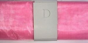 Decostoffa Organza 1,5×3 mt Rosa*