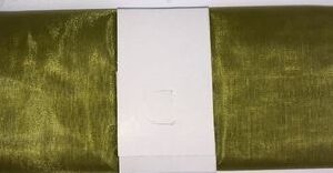 Decostoffa Organza 1,5×3 mt Verde Muschio*