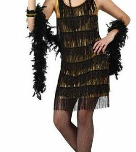 Costume Donna Cabarettista Nero Taglia 3*