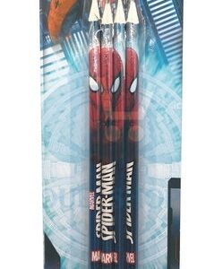 Matite con gomma Marvel Spiderman confezione da 4 pezzi *