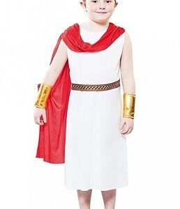 Costume Carnevale Ragazzo Cesare 7-9 anni *