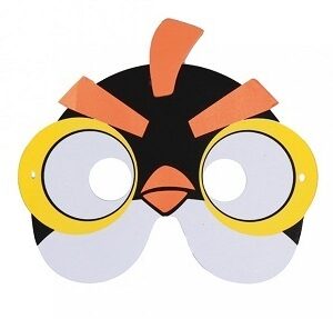 Maschera Angry Birds Chuck Uccello Giallo *