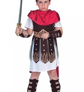 Costume Carnevale Ragazzo Romano 5-6 anni *