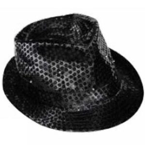 Cappello Nero con Paillettes *