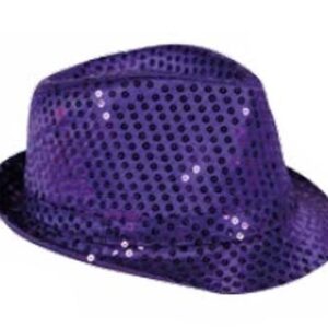 Cappello Lilla con Paillettes *