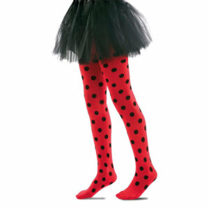 Calze a pois rosse e nere Ladybug taglia unica bimba*