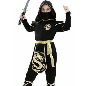 Costume Carnevale Ragazza Ninja 5-6 anni *