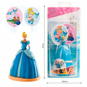 Kit di Decorazioni Cenerentola 8.5 cm 3 pz *