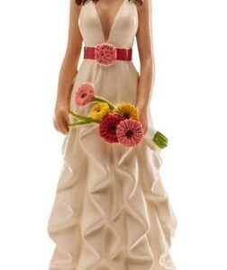 Cake Topper Matrimonio – Sposa con Abito lungo 16 cm *