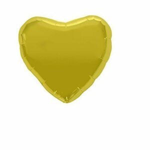 PALLONCINO MYLAR 45 CM CUORE ORO *