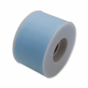 Rotolo Tulle h 5 cm x 50 mt Celeste *