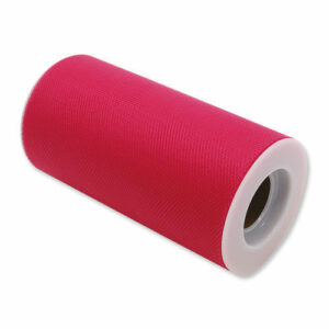 Rotolo Tulle h 12,5 cm x 25 mt Fucsia *