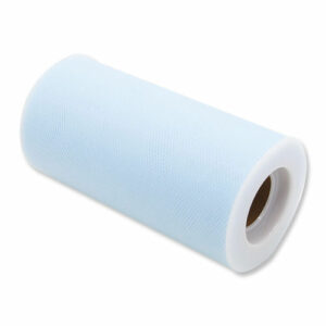 Rotolo Tulle h 12,5 cm x 25 mt Celeste *