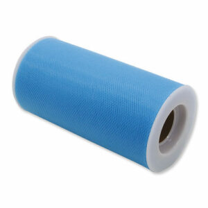 Rotolo Tulle h 12,5 cm x 25 mt Azzurro *