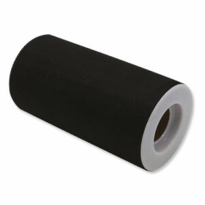 Rotolo Tulle altezza 12,5 cm x 25 metri Nero*