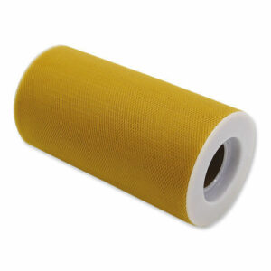 Rotolo Tulle h 12,5 cm x 25 mt Oro Matto *