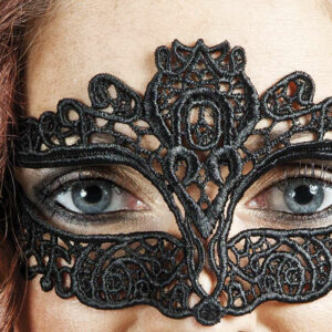 MASCHERA IN PIZZO NERA*