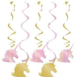 Festone Pendente Unicorno 5 pz