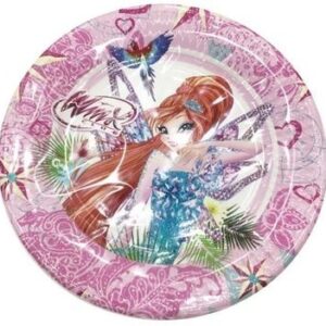 Piatti in carta 20 cm Winx Tyinix 8 pz*