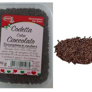 Codetta di Zucchero Cioccolato 70 grammi *