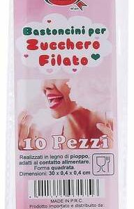 Bastoncini 30 cm per Zucchero Filato 10 pz *