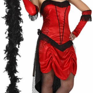 Costume Donna Cabarettista Rosso Taglia 2*