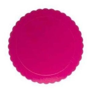 Vassoio Sottotorta 3 mm Fucsia diametro 25 cm *