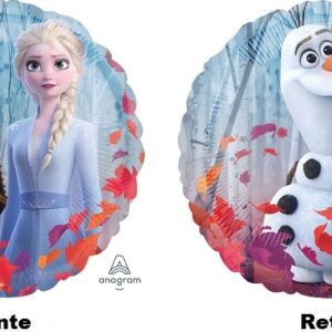 Palloncino Tondo Mylar 45 cm Frozen 2