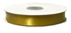 Rotolo Nastro Doppio Raso Oro 16 mm 50 mt *