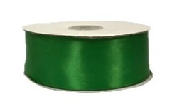 Rotolo Nastro Doppio Raso Verde Smeraldo 40 mm 50 mt *