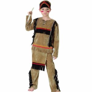 Costume Carnevale Bambino Indiano 5/6 anni *