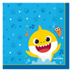 Tovaglioli 33×33 cm Baby Shark 16 pz