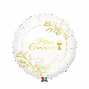 Palloncino Mylar 45 cm Prima Comunione Elegant *